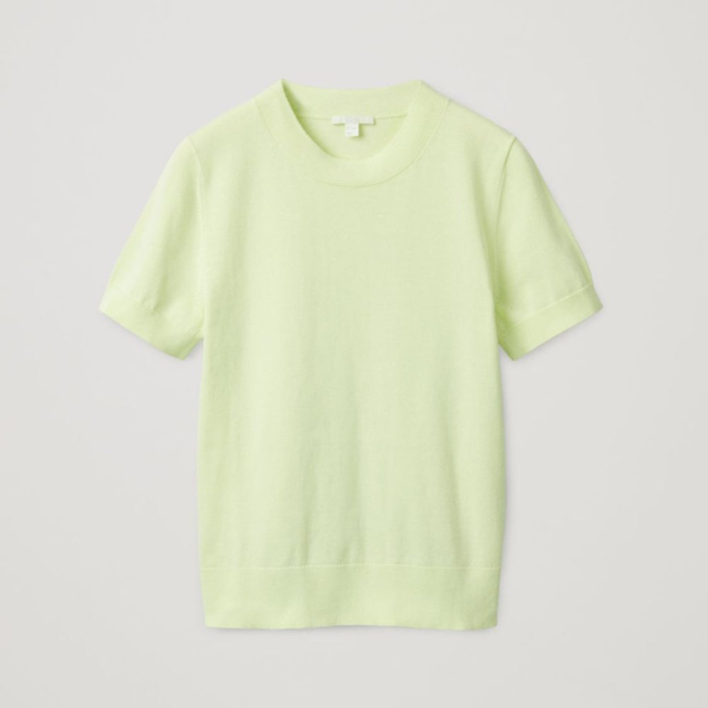 Cos KNITTED COTTON TOP S